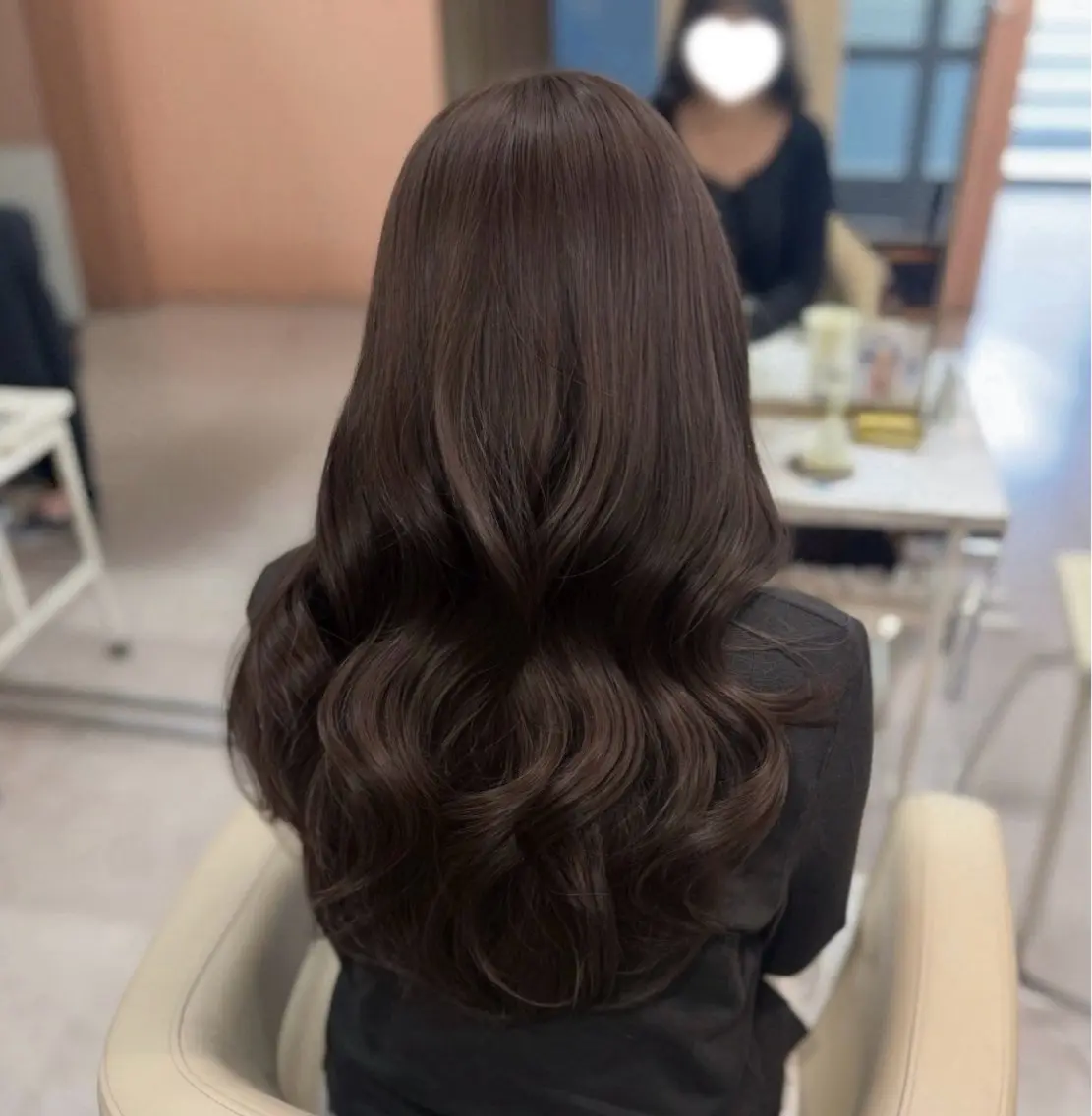 ロング カラー ロングレイヤー ブラウンカラー 透明感カラー グレージュ 韓国風ヘア ヘアカラー 韓国ヘア/表参道 ENA🎀🤍のヘアスタイル