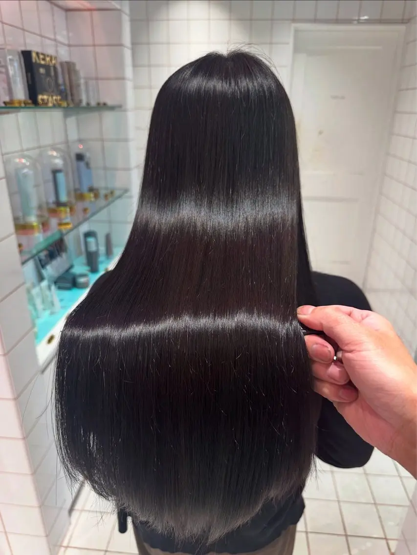 ロング トリートメント 縮毛矯正 トリートメント ✨縮毛矯正✨レイヤー ホウダカズヒロのヘアスタイル