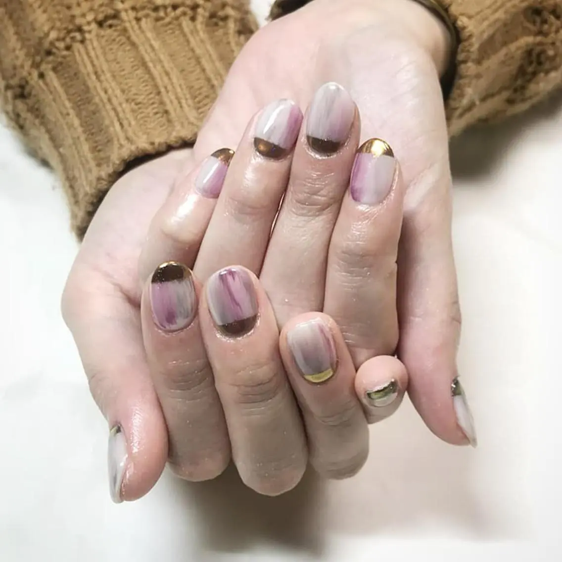 ネイル ミラーネイル ハンドネイル ハンドケア lylynail YUUKAのネイルデザイン