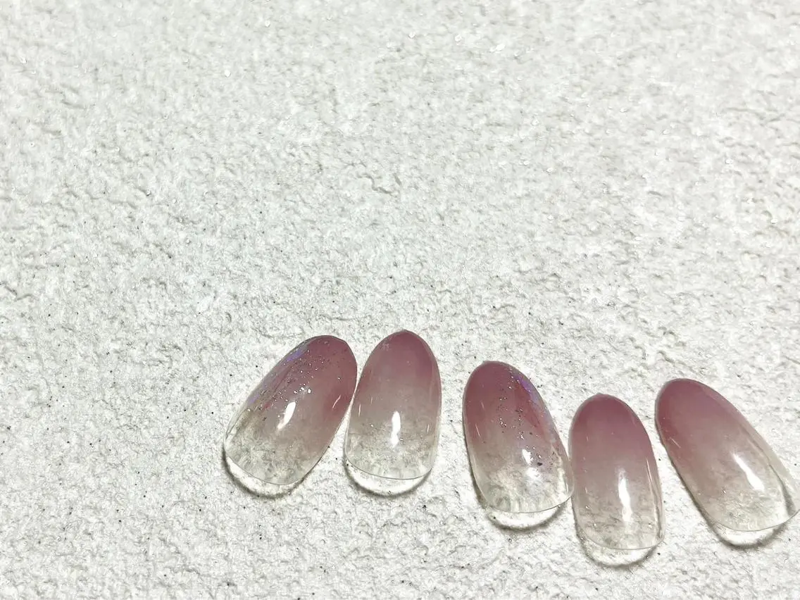 ネイル オーロラネイル フラワーネイル フットネイル フレンチネイル ジェルネイル ハンドネイル mogunail &blowのネイルデザイン