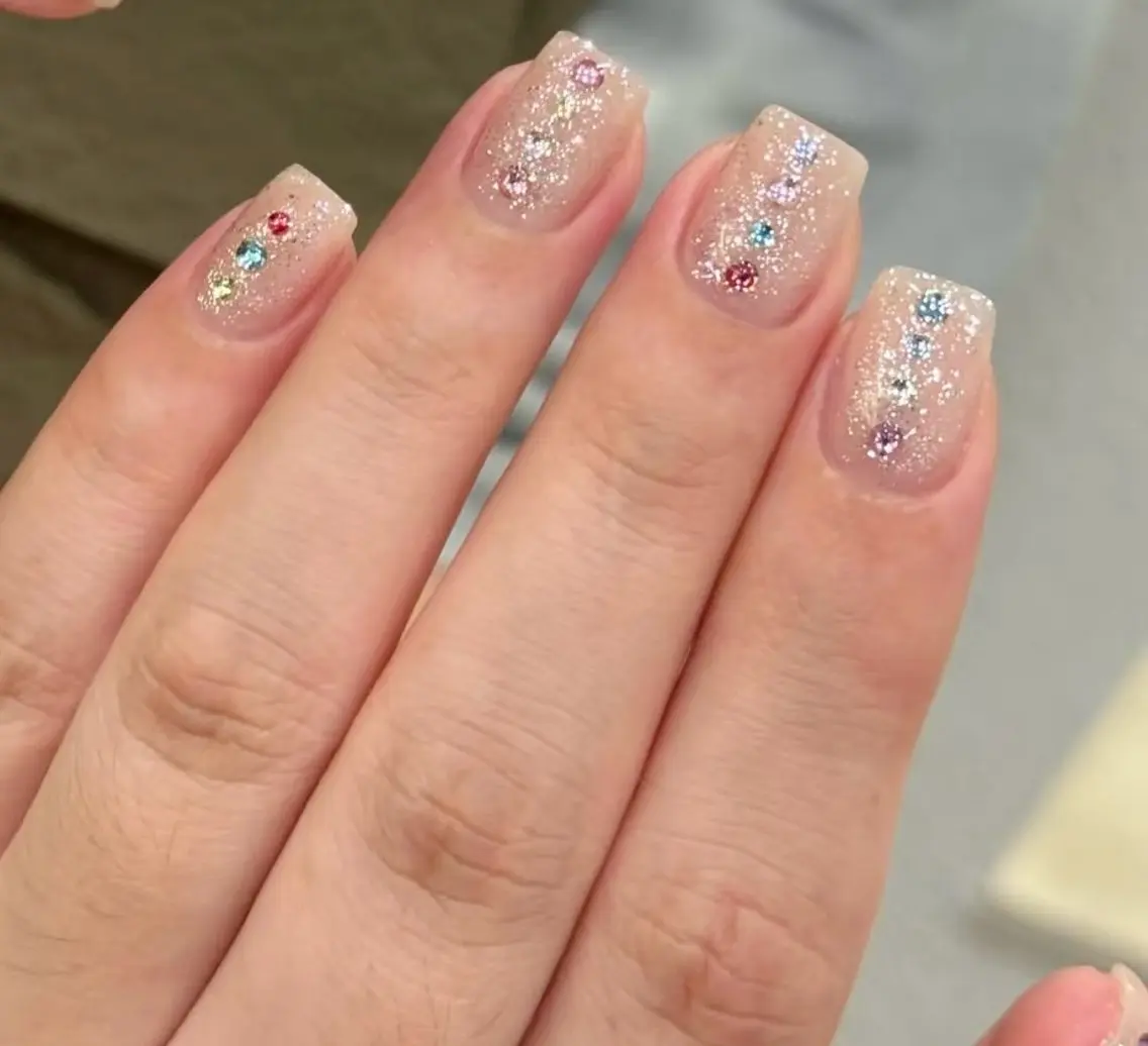 ネイル ラメ(グリッター) ハンドネイル Emily Garden 六本木のネイルデザイン