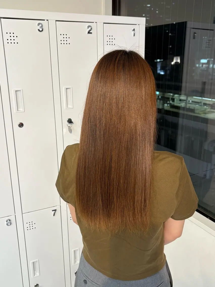 💛👩🦱弱酸性縮毛矯正👩🦱💛の写真