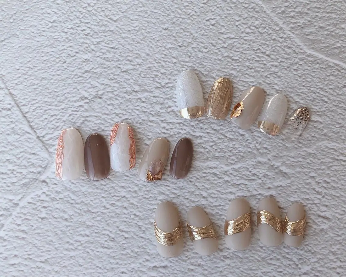 ネイル ホワイト ハンドネイル saki_ nail heronのネイルデザイン