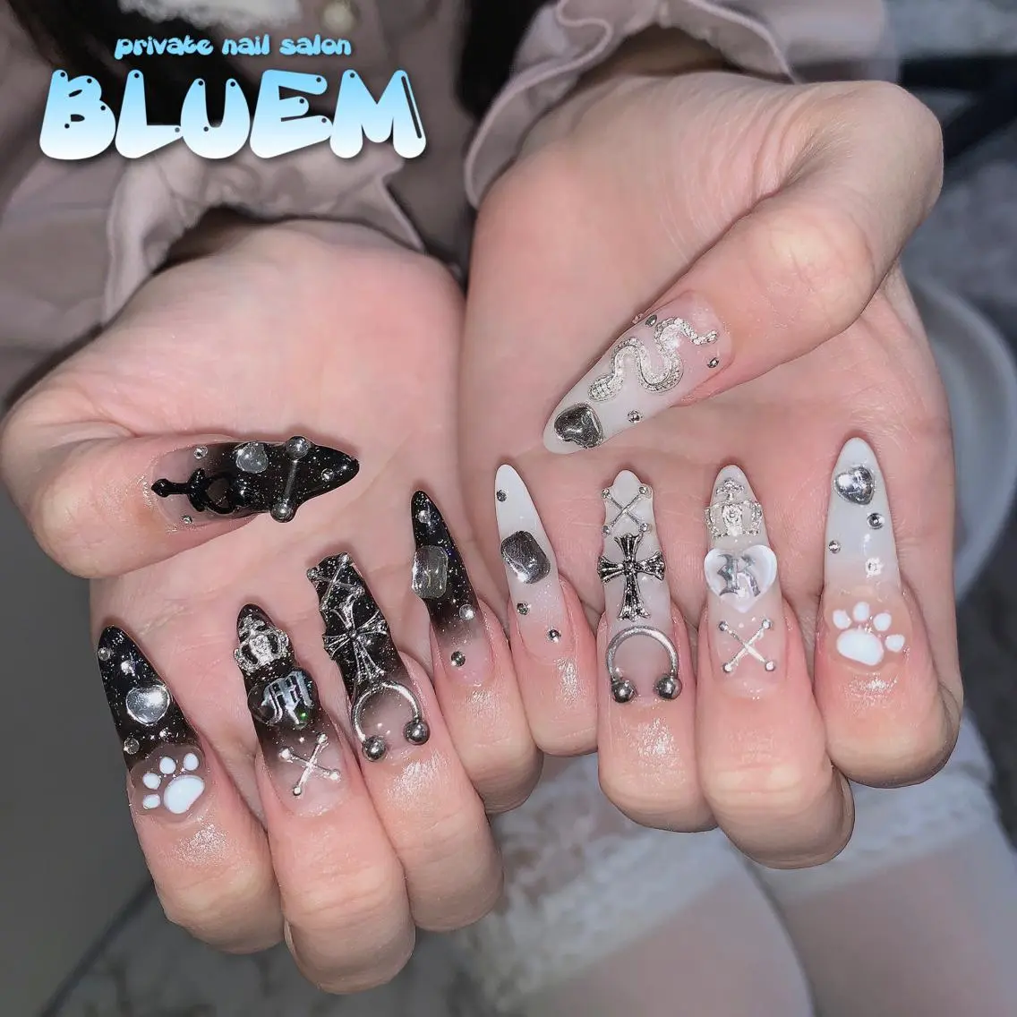 ネイル ハンドネイル BLUEM なな🐶のネイルデザイン
