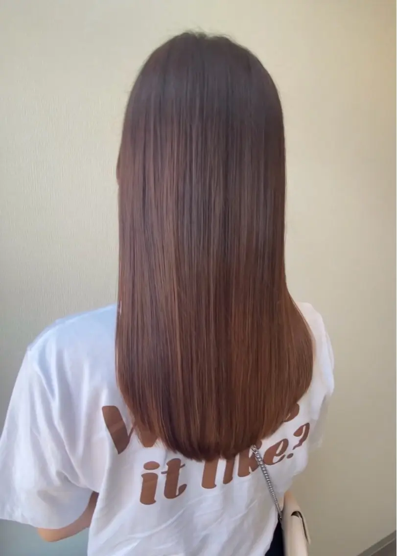 ロング カラー ヘアカラー トリートメント 甲斐 千尋のヘアスタイル