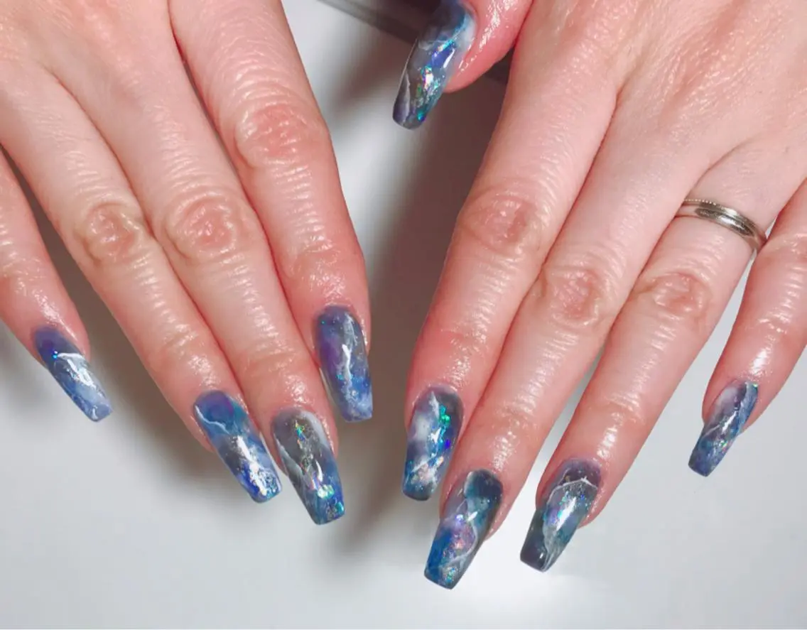 ネイル スカルプネイル nailartist lisaのネイルデザイン