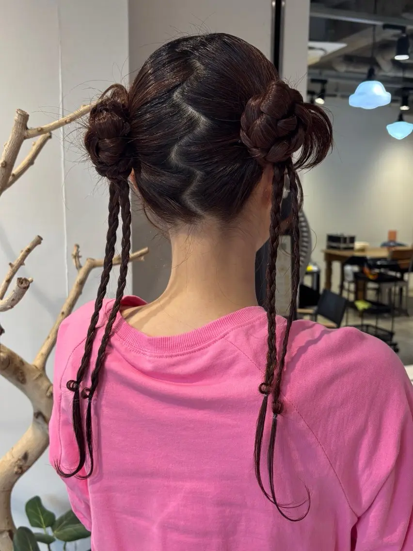 ロング ヘアアレンジ ヘアセット ヘアアレンジ/ 透明感/あみ🫧🎶のヘアスタイル