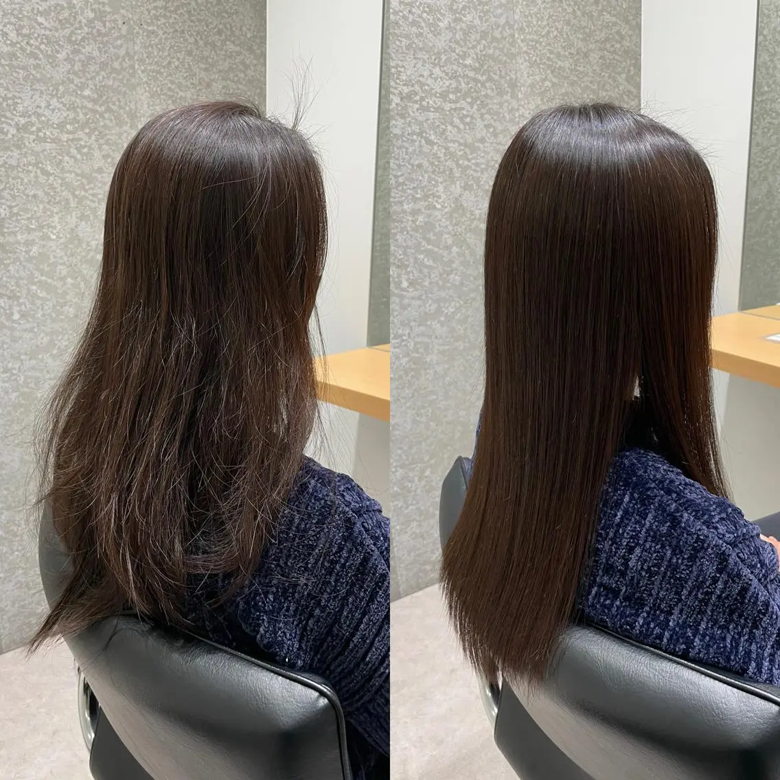 セミロング 髪質改善 トリートメント 酸熱トリートメント 髪質改善ヘアケア 艶髪特化/上田のヘアスタイル