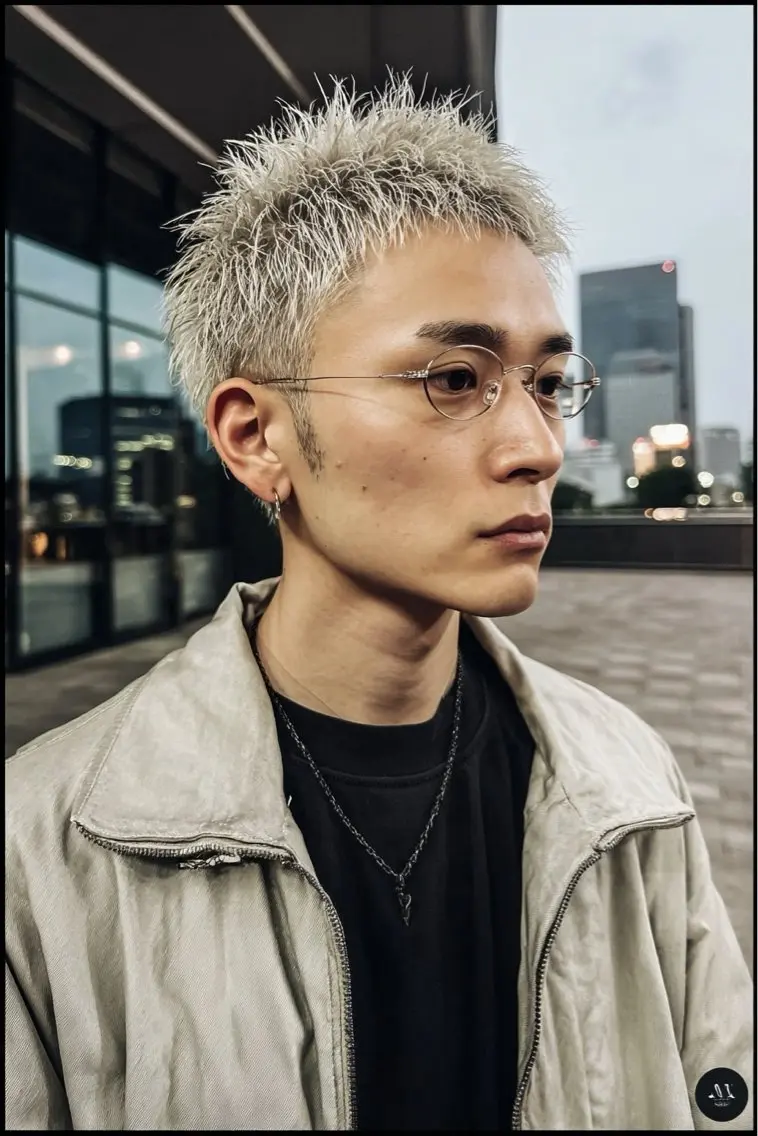 メンズ スダユーヤ 💫推しカラーウルフのヘアスタイル