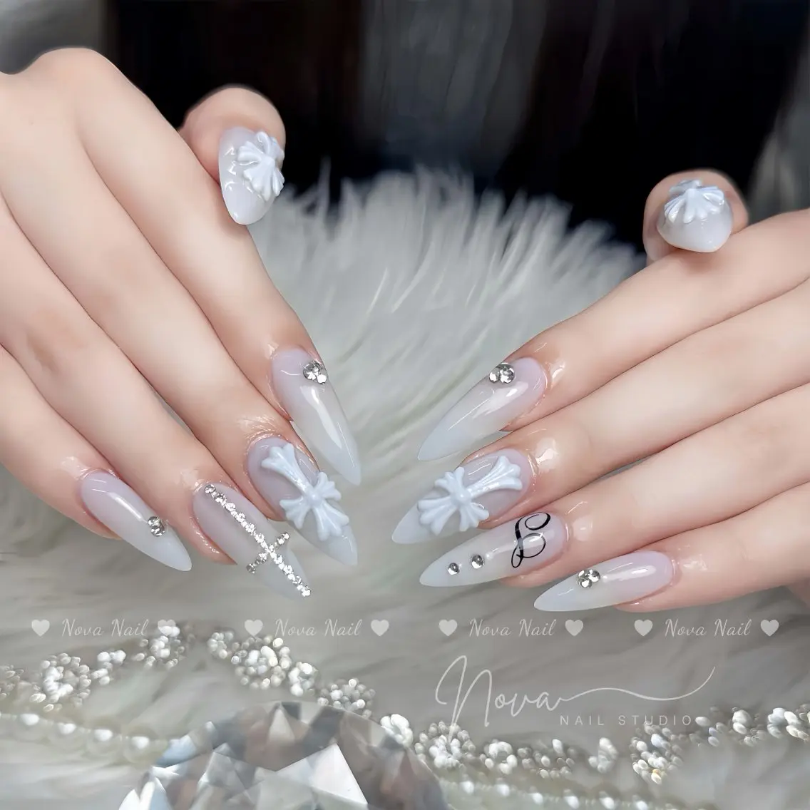 ネイル ハンドネイル ハンドケア Nova Nail Nambaのネイルデザイン
