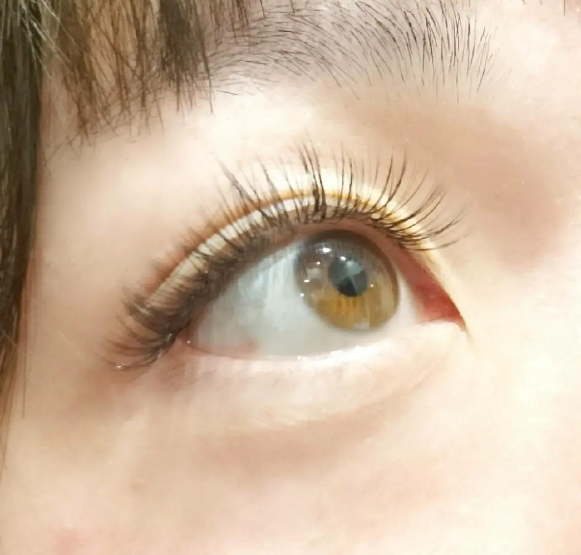 シングルエクステ100本の写真