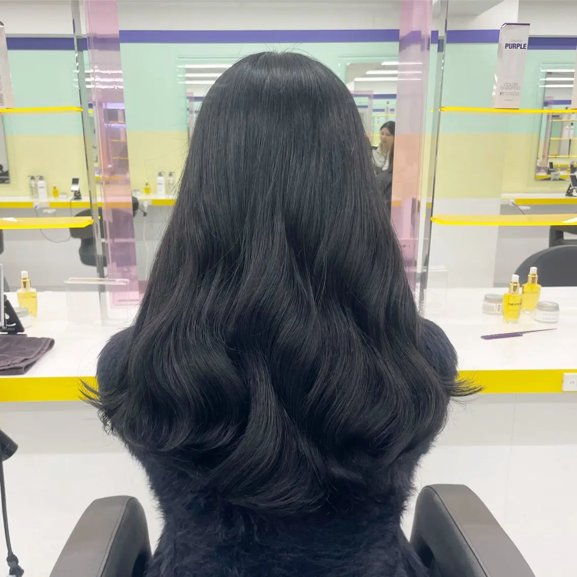 ロング カラー カット ヘアカラー トリートメント 🦋色落ち綺麗カラー メンズYUZU🦋‪のヘアスタイル