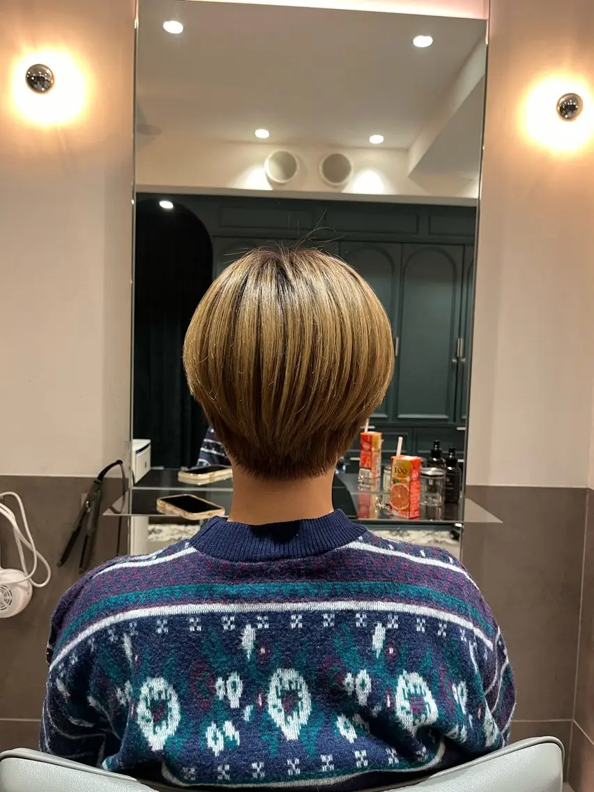 ショート 🌻暖色カラー🌻 sakuraのヘアスタイル