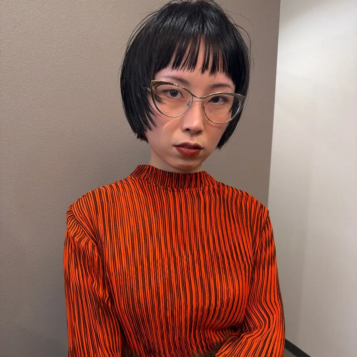 ショート カラー カット パーマ/透明感カラー 元町🌱takutoのヘアスタイル