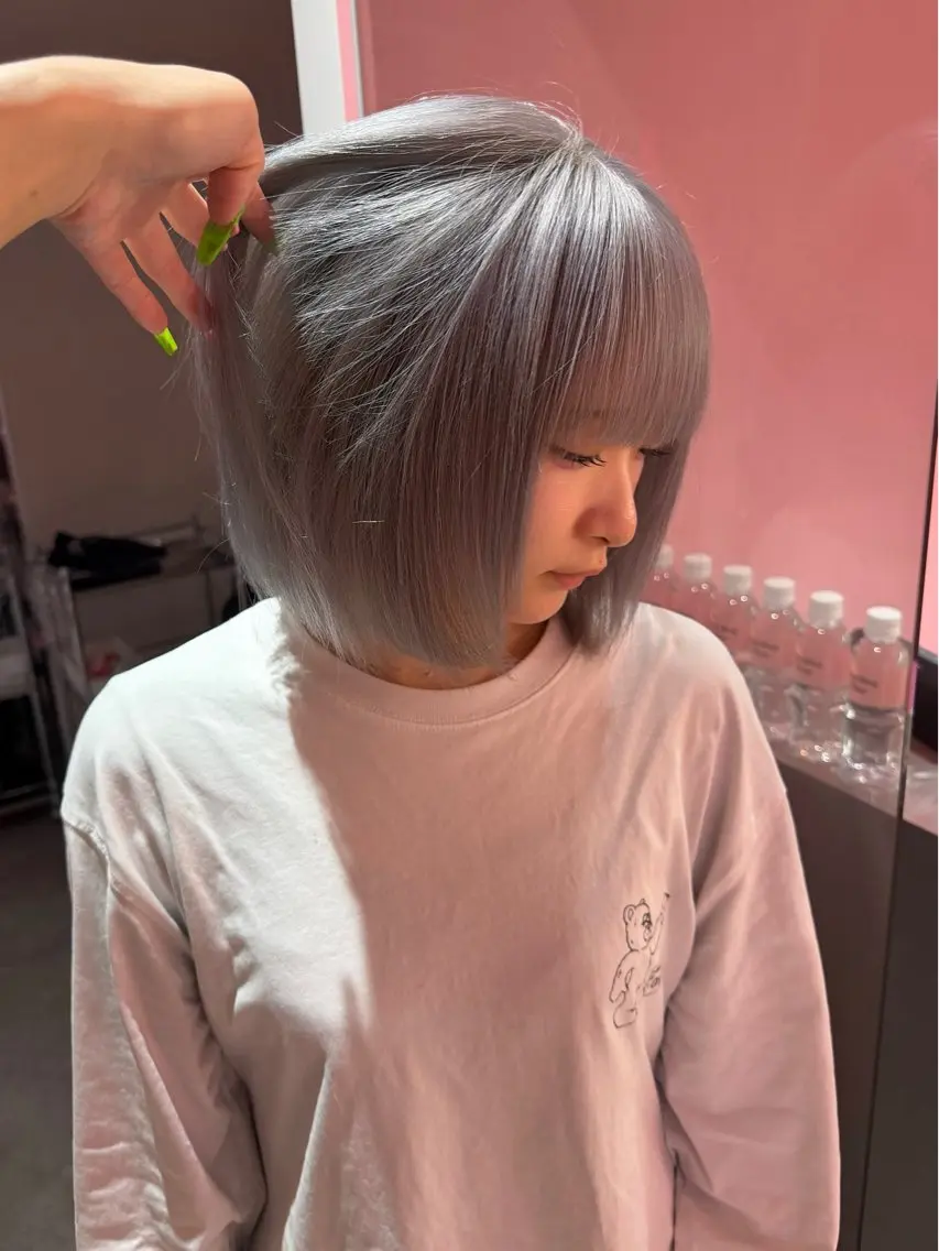 ショート ヘアカラー トリートメント ブリーチカラー /MAHIROのヘアスタイル
