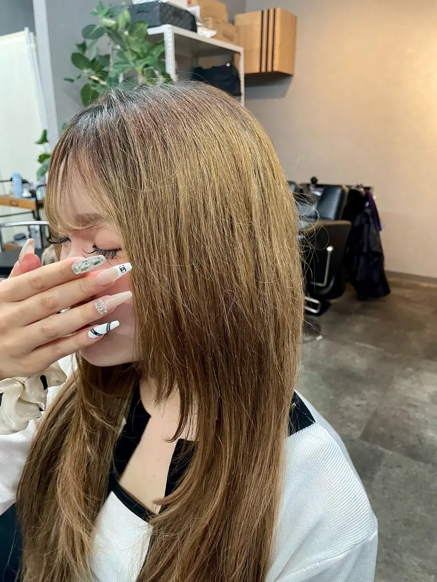 ロング カット ヘアセット 🌻ミラクル美容師 🌻✨クッポ✨のヘアスタイル