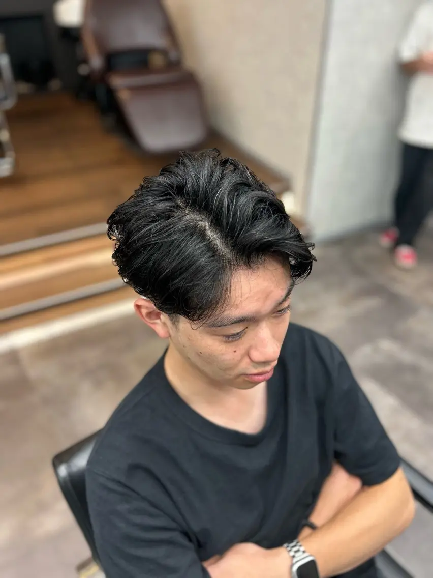 ミディアム メンズ 👾メンズえぐ特化 井上風冴👾のヘアスタイル