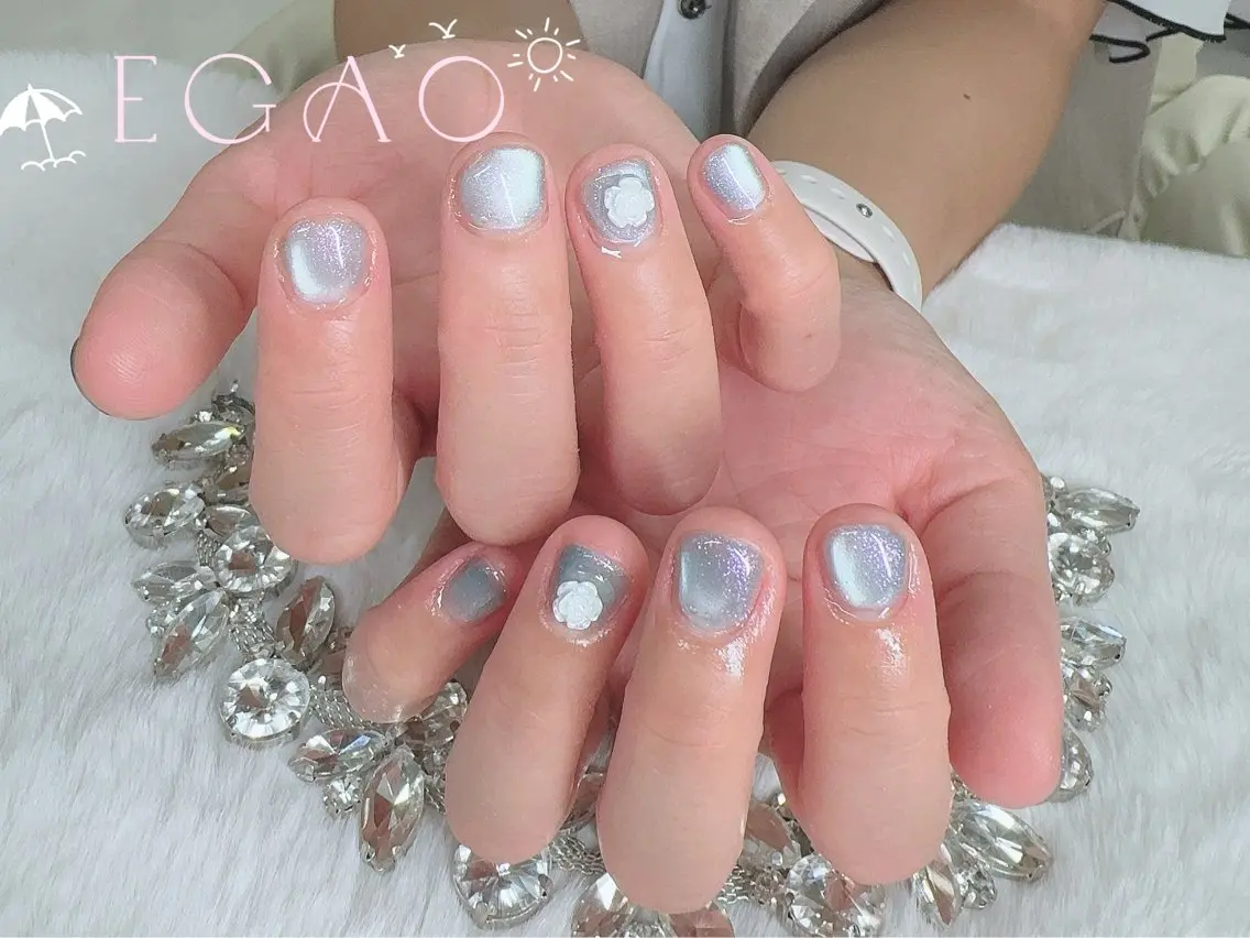 ネイル アートネイル フットネイル フレンチネイル ジェルネイル グラデーション ハンドネイル EGAO NAIL 錦糸町店のネイルデザイン