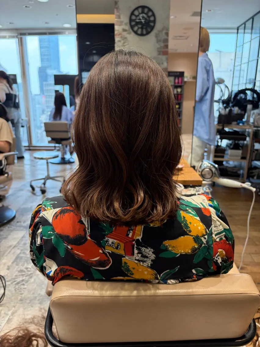ミディアム 🤍韓国レイヤー カット🤍ヒマリのヘアスタイル