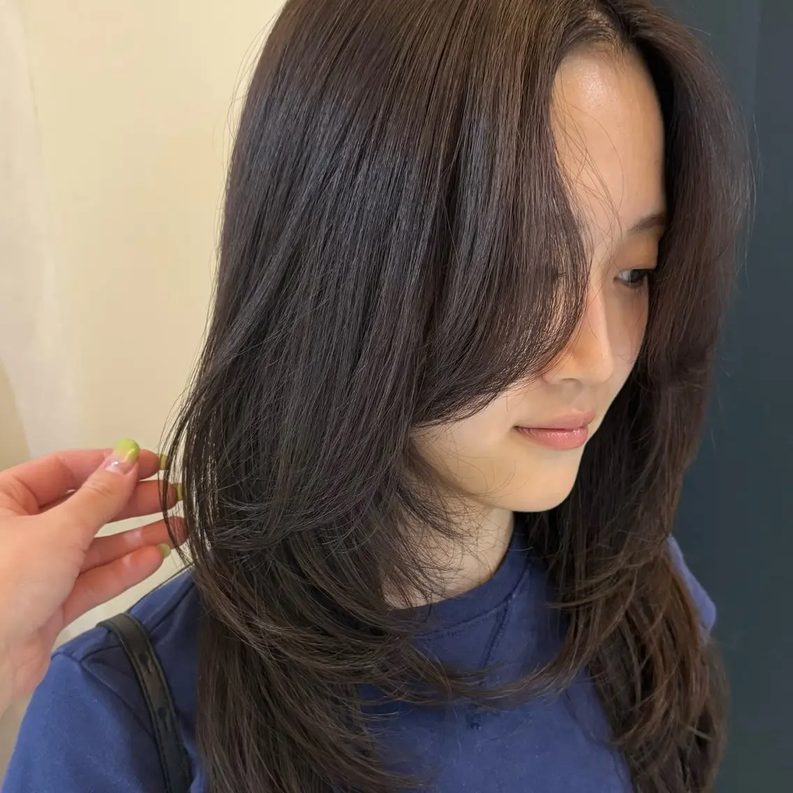 カラー ブリーチ ヘアカラー Kaho 心斎橋カラーモデルのヘアスタイル