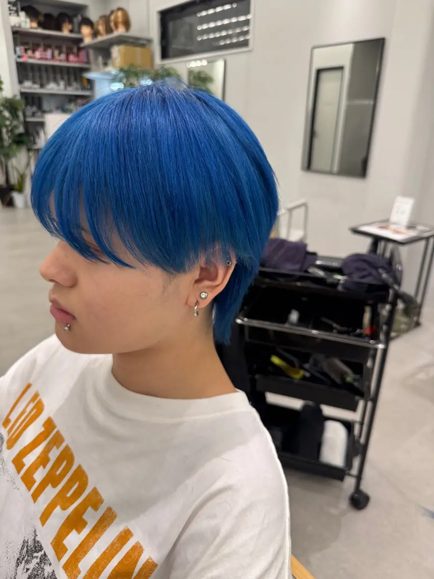 ミディアム カラー メンズ カット ヘアカラー Joule 大分メンズのヘアスタイル