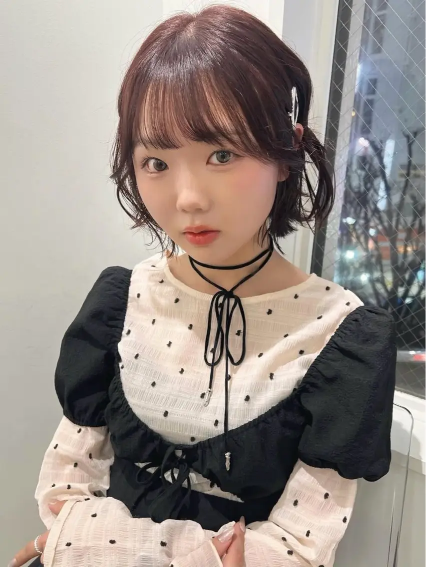ショート ボブ レイヤーカット 新宿❤︎ヘアセット ♡YUME🍀のヘアスタイル