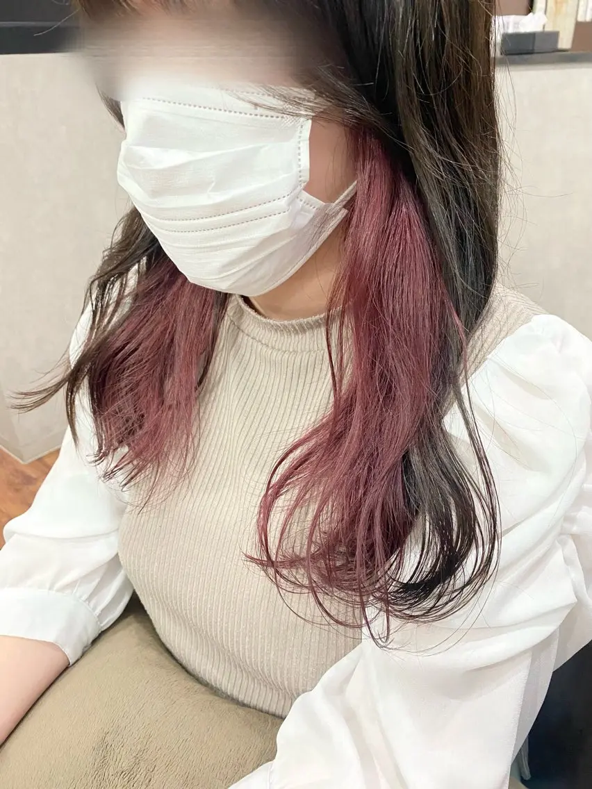 ロング カラー カット ヘアカラー ＳＨＩ ＺＵのヘアスタイル