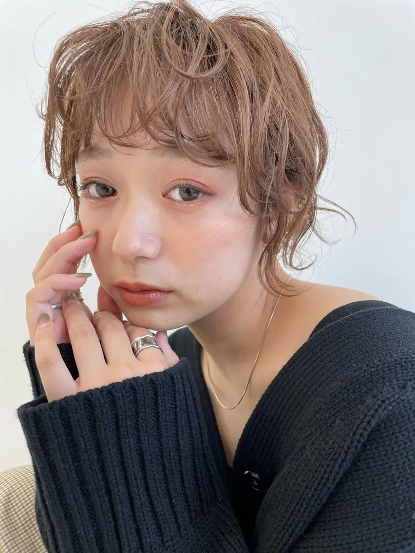 カラー 🪐💫レイヤー/ ボブパーマ/あやねのヘアスタイル