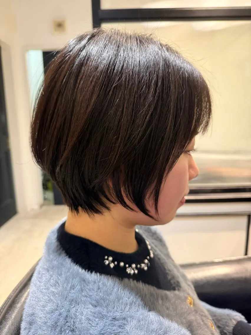 ショート ショートヘア 小顔カット カット Cadre新小岩🫧 栗原葵のヘアスタイル