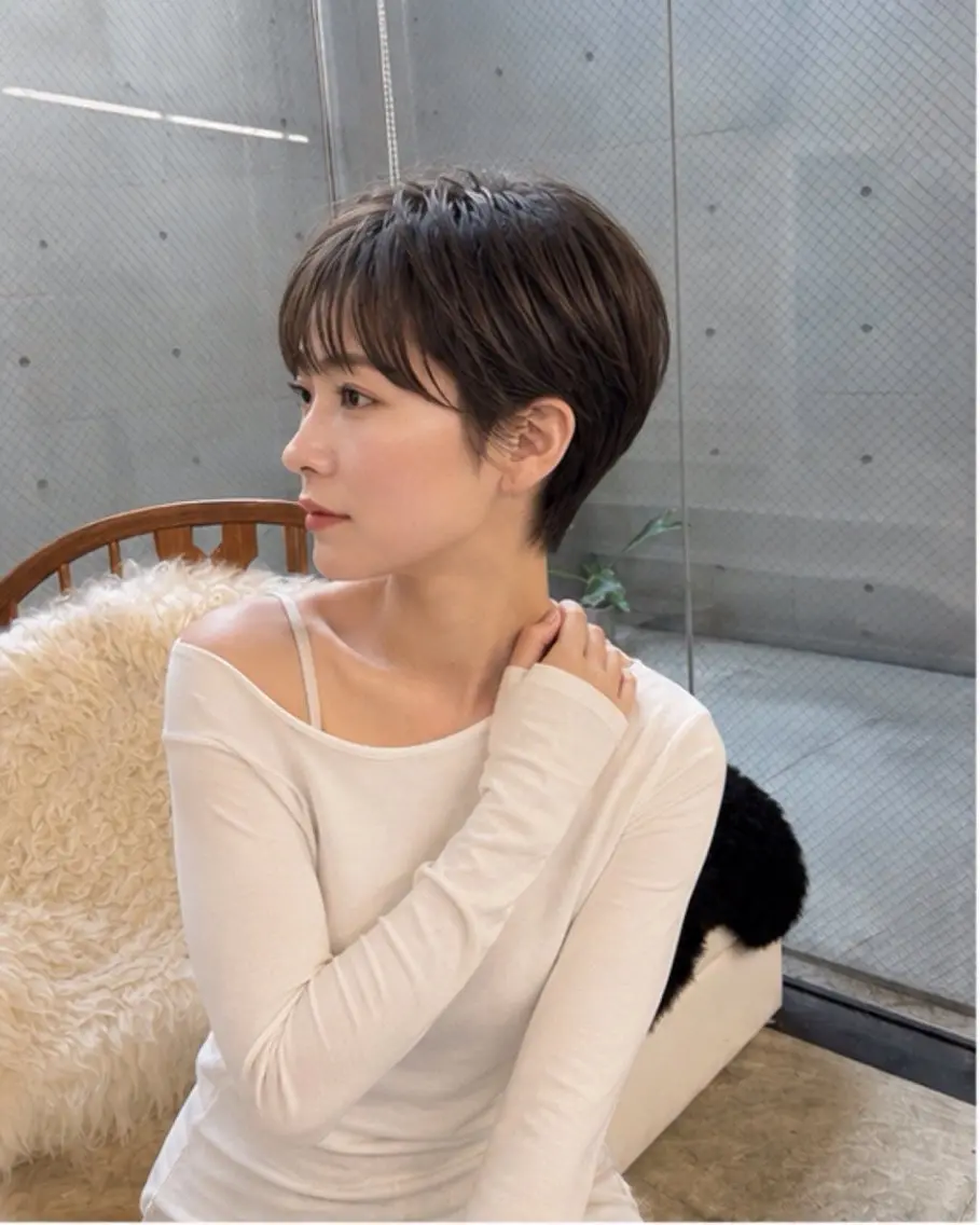 ショート ショートヘア カット トリートメント pia 薬院のヘアスタイル
