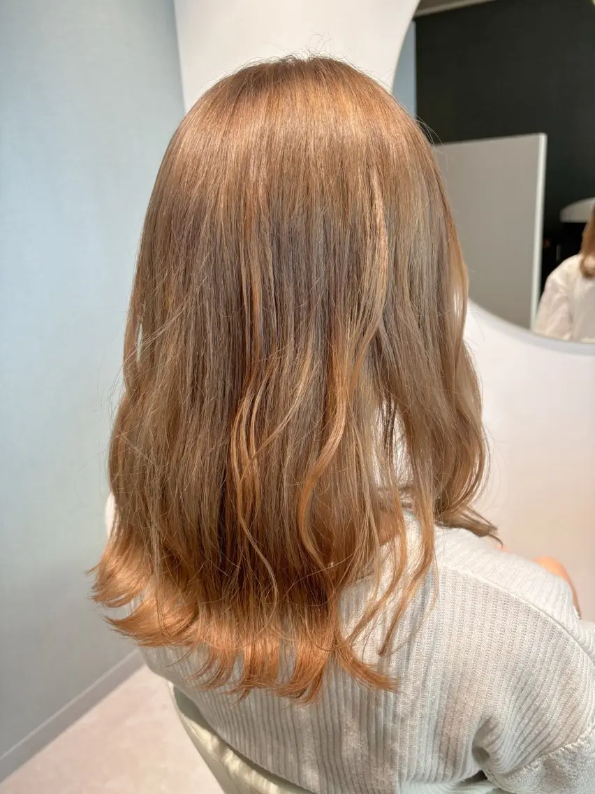 ミディアム Kaho🌼/メンズ ニュアンスパーマのヘアスタイル