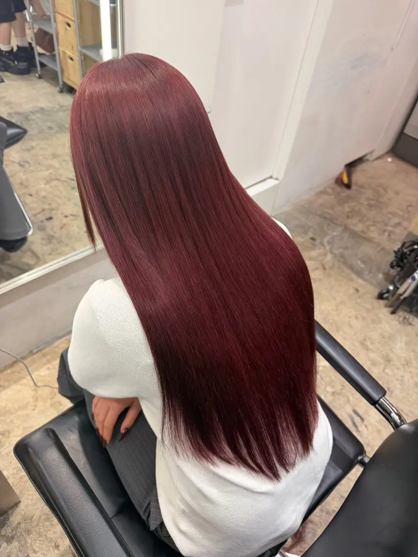 ロング カット ヘアカラー トリートメント エクステ プルエクステ/カラー ⭐️KIR̋Aのヘアスタイル