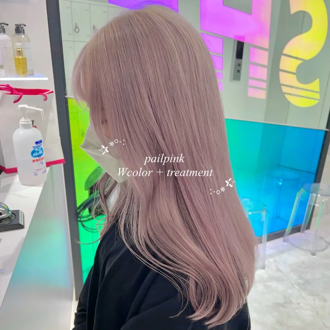 ロング カラー カットパーマモデル 募集🎀SHIONEのヘアスタイル