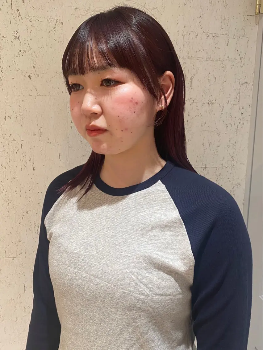 ミディアム カラー カット ヘアカラー トリートメント mai / linoah˚✧のヘアスタイル