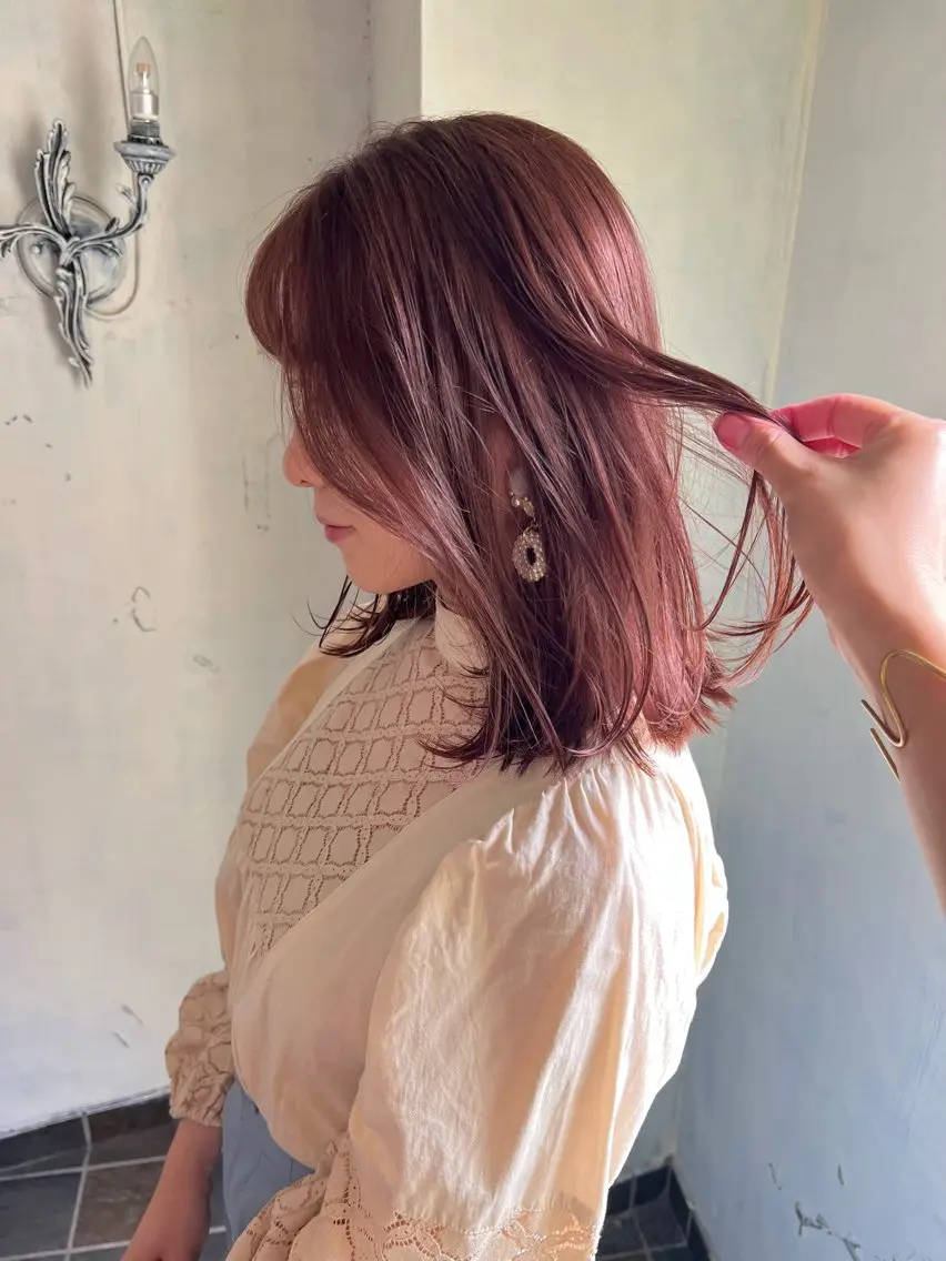 【新規】カット+ワンカラー+サービストリートメント¥11000の写真