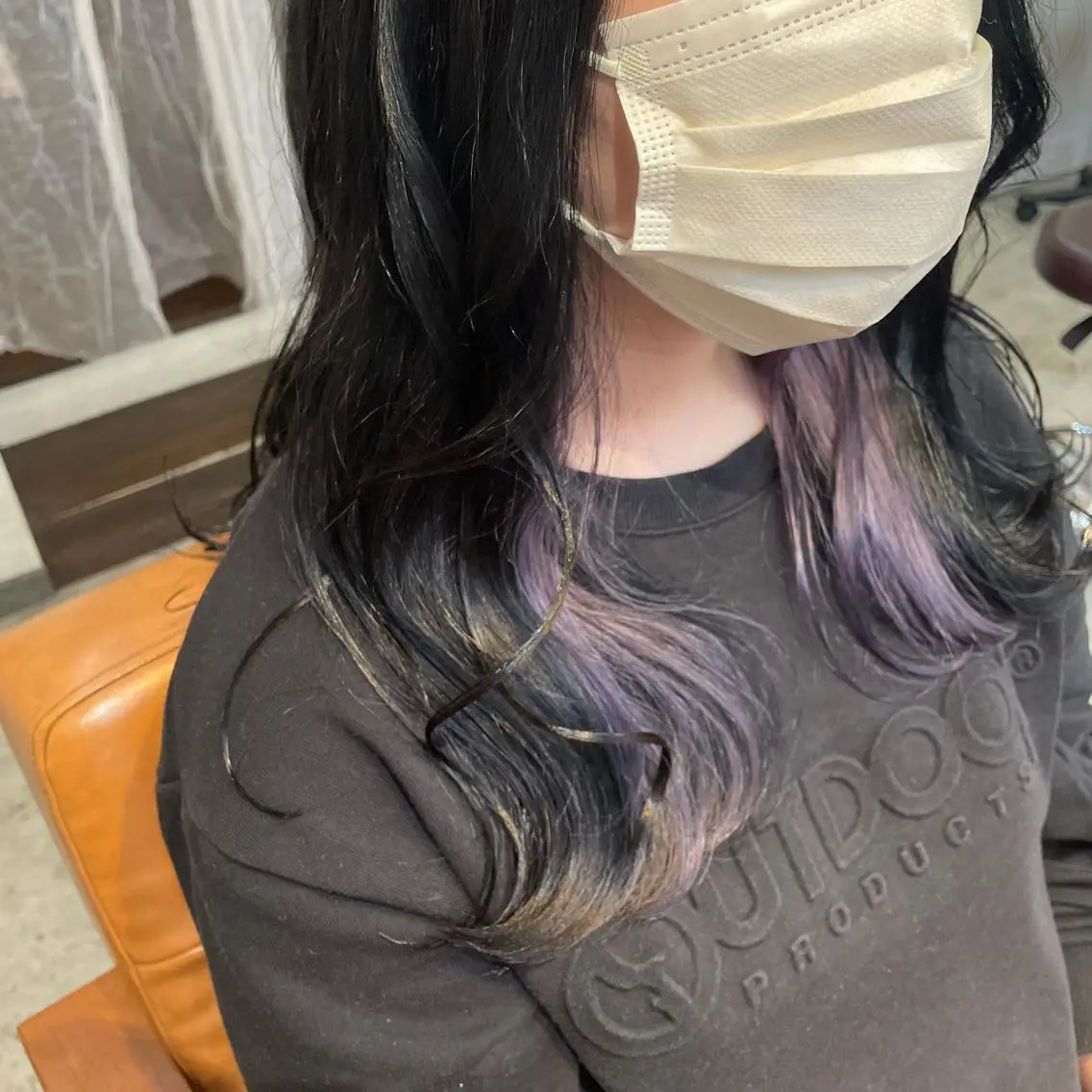 ロング カラー 北川 智海のヘアスタイル