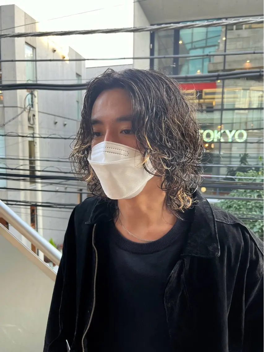 ショート カラー パーマ ヘアアレンジ メンズ ヘアカラー トリートメント 💎髪質改善特化💎 RUITOのヘアスタイル