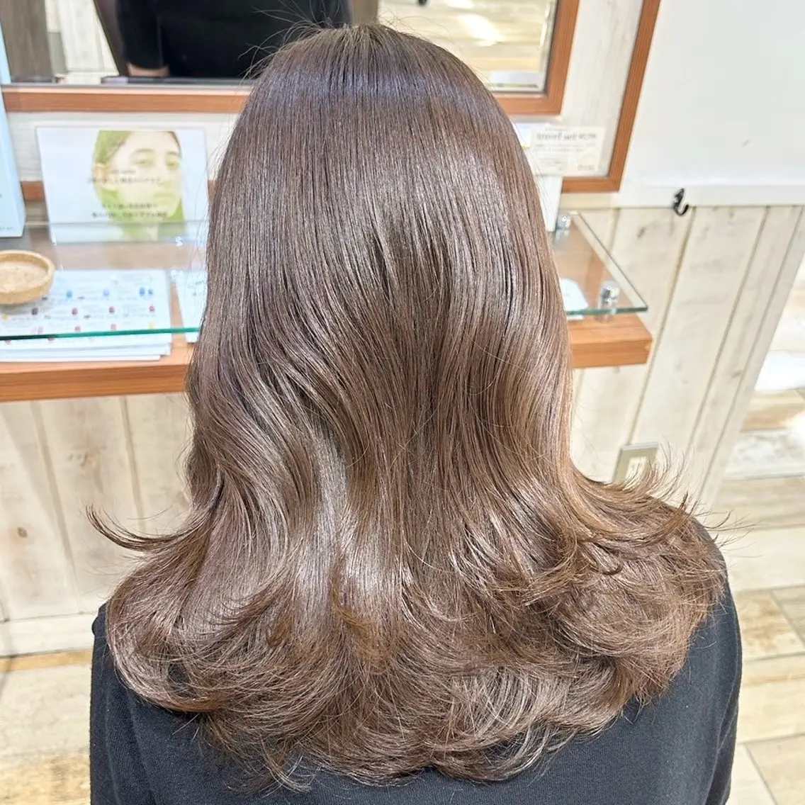 セミロング カラー カット ヘアカラー トリートメント 艶髪✨/髪質改善 カラー　kaitoのヘアスタイル