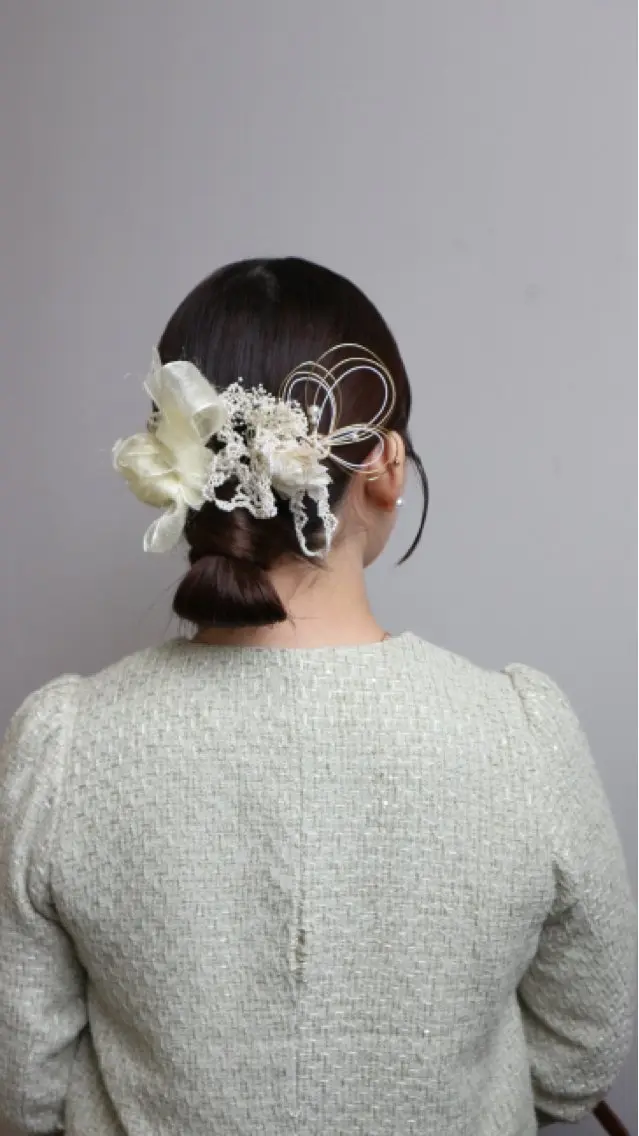 ロング ヘアアレンジ 着物ヘア ヘアセット AKO .のヘアスタイル