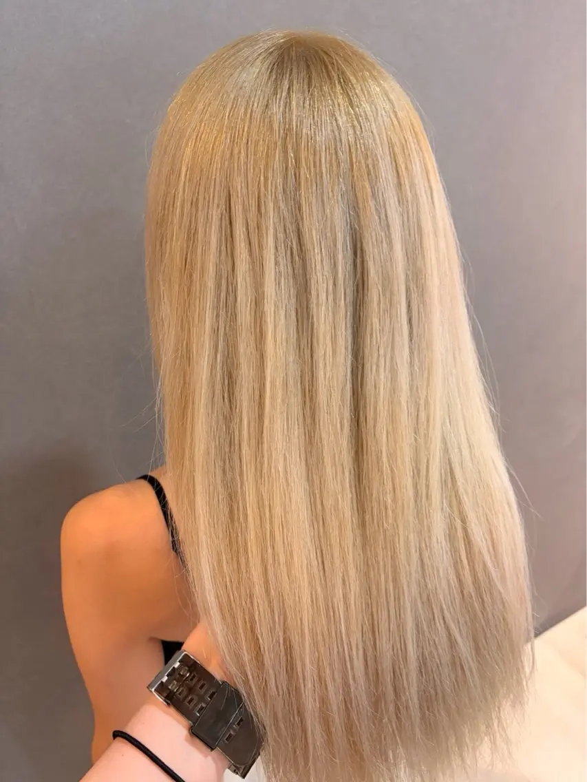 ロング カット ヘアカラー トリートメント hair bonitaのヘアスタイル
