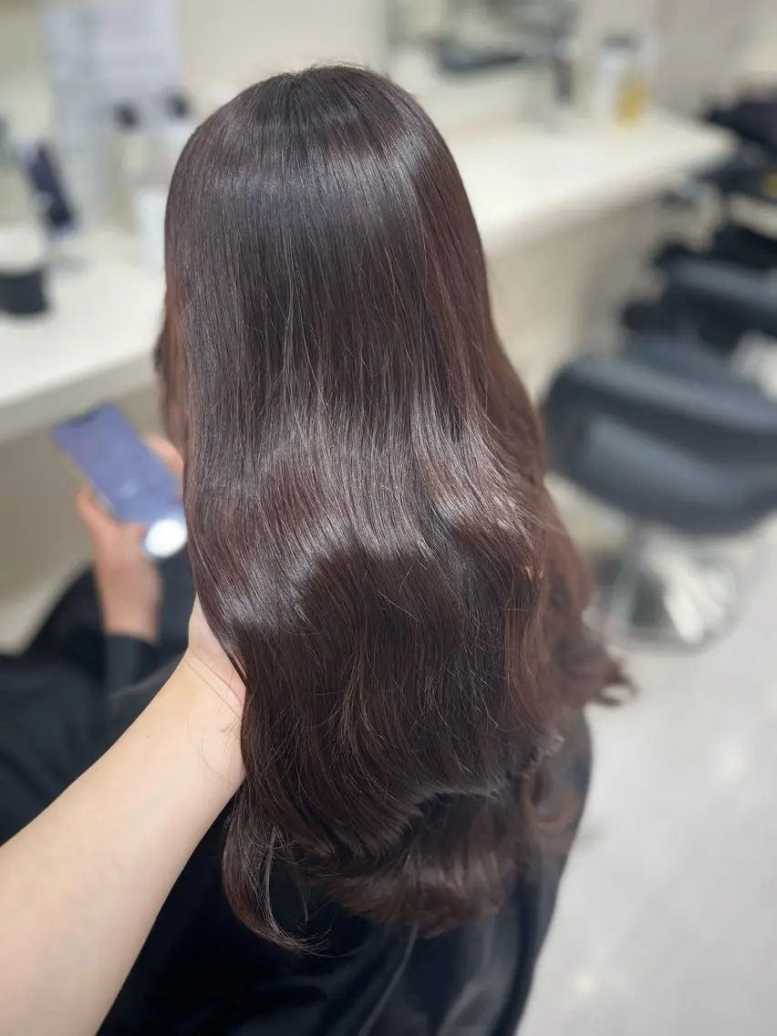カラー ヘアカラー トリートメント ベージュ・ラベンダー カラー🎀りりのヘアスタイル