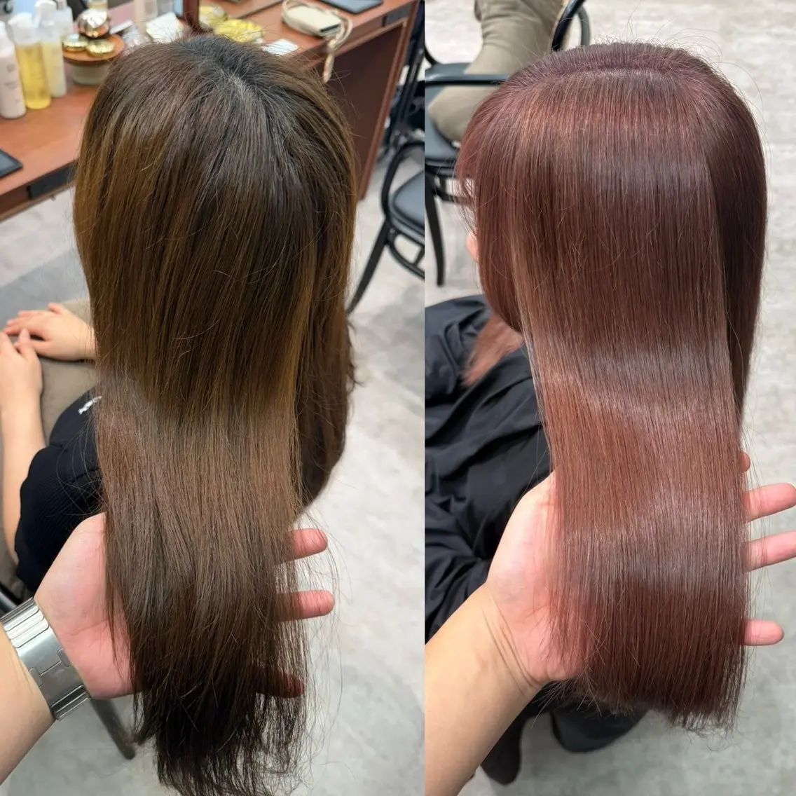 ロング ヘアカラー ケアブリーチ🫧 hana🎀のヘアスタイル