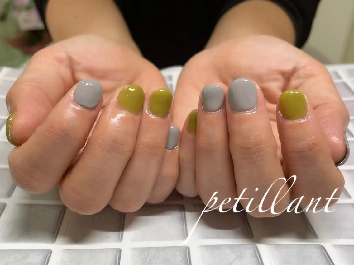 ネイル ジェルネイル 卒業式 nail salon petillantのネイルデザイン