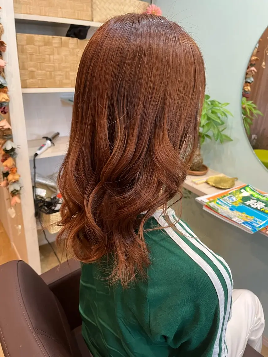 ミディアム カラー ヘアアレンジ like みやびのヘアスタイル