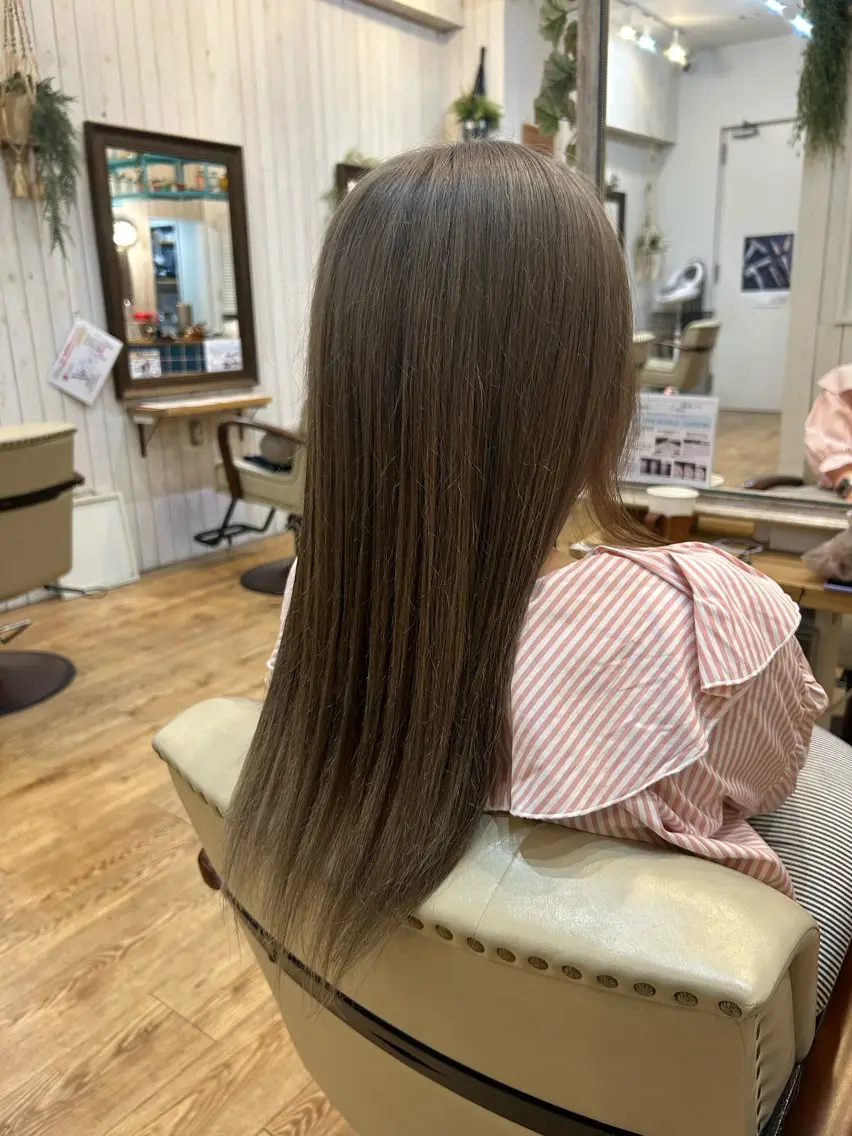 ロング カラー 🦋韓国風レイヤー 🦋AYANE⁎⁺˳のヘアスタイル