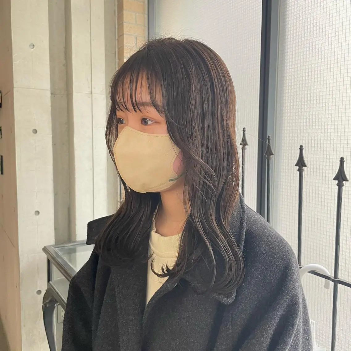 ロング カラー アッシュ カット ヘアカラー トリートメント やすだ しおりのエステ・リラクイメージ