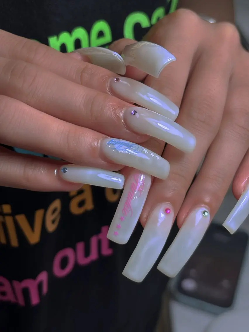 ネイル 長さ出し 韓国ネイル マグネットネイル スカルプネイル ネイルチップ ハンドネイル Sully Nail  Labのネイルデザイン