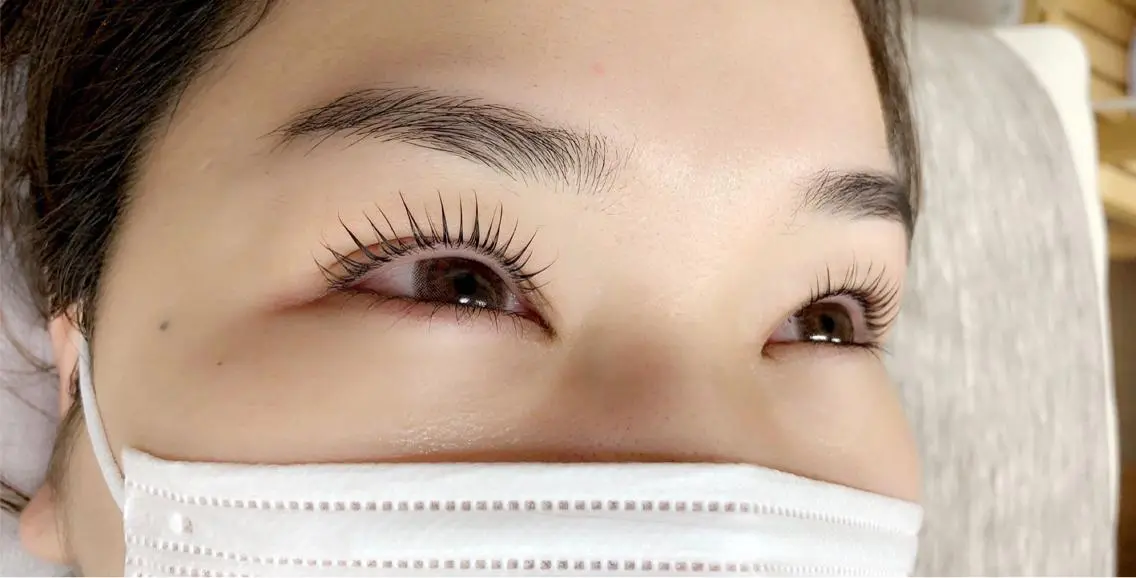 マツエク・マツパ パリジェンヌラッシュリフト khaki eyelashの眉毛・アイブロウイメージ