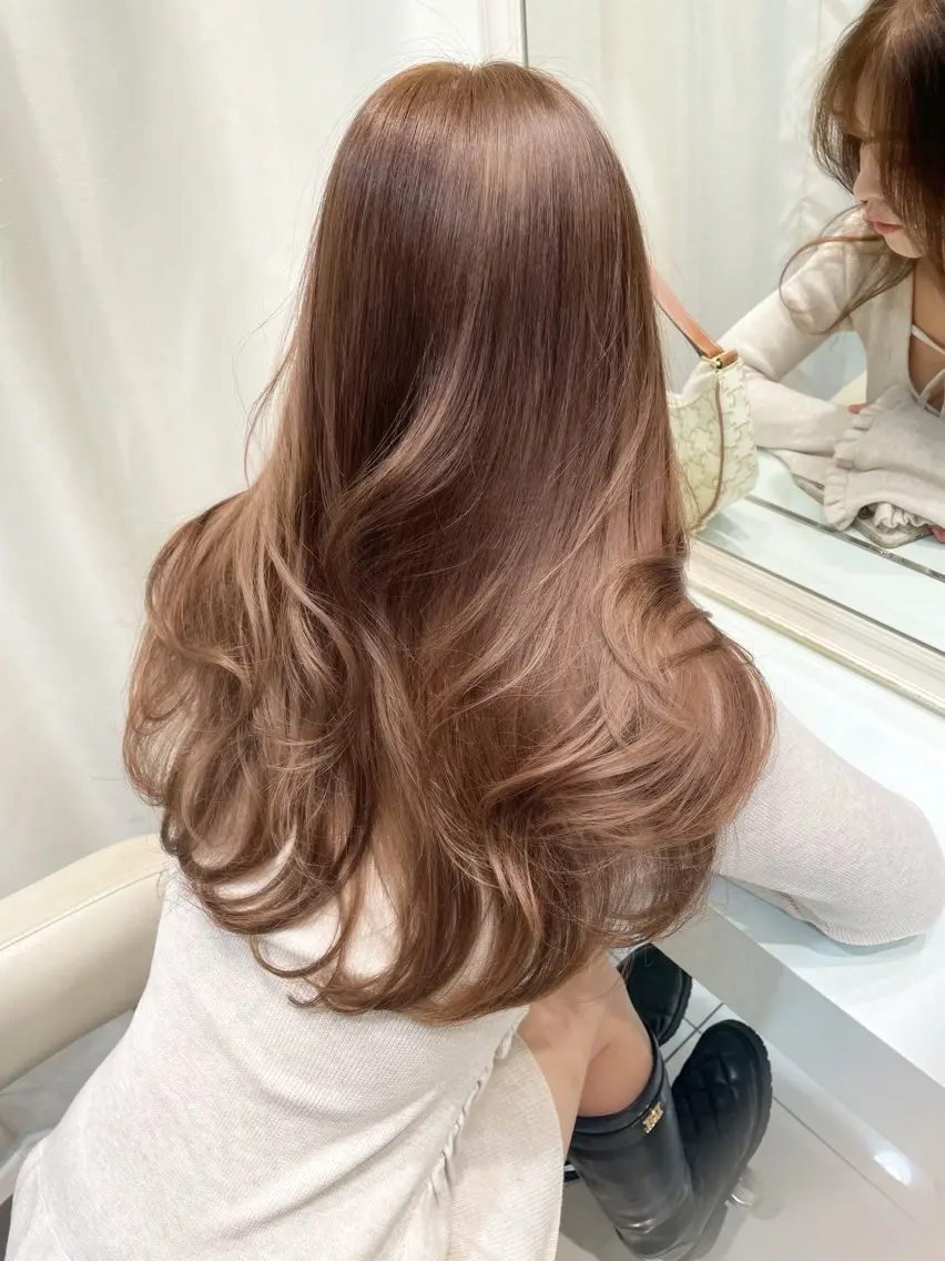 ロング カット ヘアカラー トリートメント ♡大人カワイイ hair♡徳井はやとのヘアスタイル