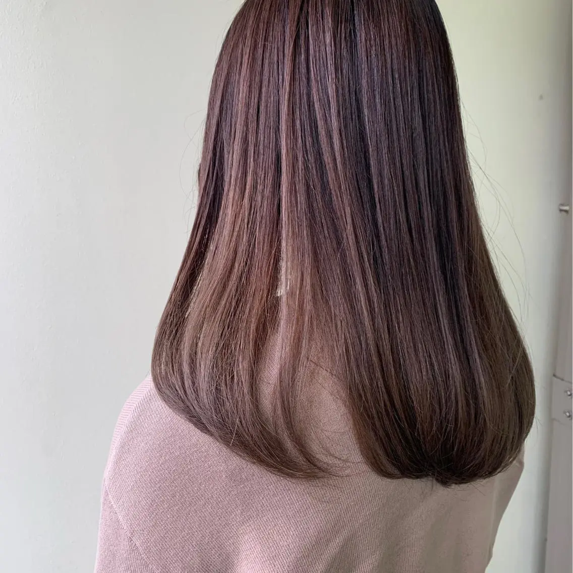 セミロング カット ヘアカラー 韓国ﾍｱ&ｼｮｰﾄ ボブ💜桑原のヘアスタイル